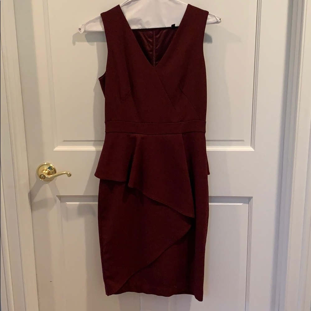 White House Black Market Peplum Dress